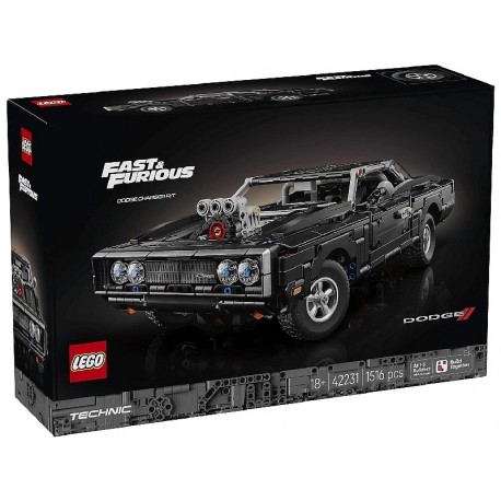 42231 VOITURE DODGE CHARGER FAST&FURIOUS - 1516 PIÈCES DÈS 18 ANS - LEGO TECHNIC-5702018067710-Lilojouets-Questembert-Muzillac-M