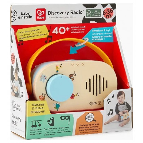 RADIO MAGIC TOUCHE - DÈS 6 MOIS - BABY EINSTEIN HAPE-6943478048720-Lilojouets-Questembert-Muzillac-Morbihan