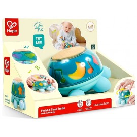 BOITE A MUSIQUE TORTUE MUSICALE ROTATIVE 12CM - HAPE-6943478054905-Lilojouets-Questembert-Muzillac-Morbihan