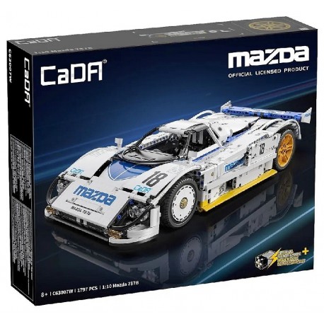 C63007W VOITURE MAZDA 787B - 1797 PIÈCES 50CM - DÈS 8 ANS - CADA-6948061929738-Lilojouets-Questembert-Muzillac-Morbihan
