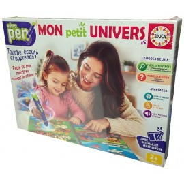COFFRET EDUCA PEN MON PETIT UNIVERS - LIVRET 16 THÈMES DÈS 2 ANS - EDUCA-8412668206359-Lilojouets-Questembert-Muzillac-Morbihan
