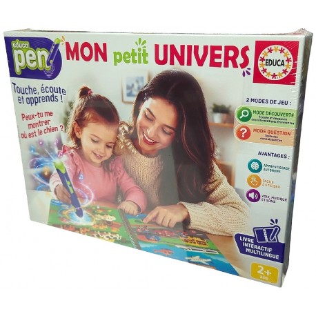 COFFRET EDUCA PEN MON PETIT UNIVERS - LIVRET 16 THÈMES DÈS 2 ANS - EDUCA-8412668206359-Lilojouets-Questembert-Muzillac-Morbihan