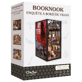 BOOKNOOK ENQUÊTE A BORD DU TRAIN - MAQUETTE 338 PIÈCES AVEC LED - CUTEBEE-3770033532614-Lilojouets-Questembert-Muzillac-Morbihan