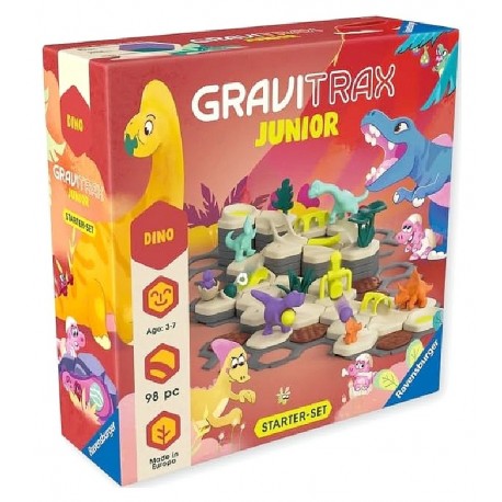 GRAVITRAX JUNIOR DINO - STARTER SET 98 PIÈCES DÈS 3 ANS - RAVENSBURGER-4005556245864-Lilojouets-Questembert-Muzillac-Morbihan