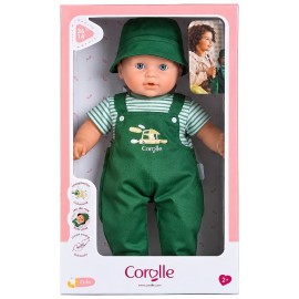 POUPON ELIOTT 36CM SALOPETTE VERTE CROCODILE - DÈS 2 ANS - COROLLE-4062013130545-Lilojouets-Questembert-Muzillac-Morbihan
