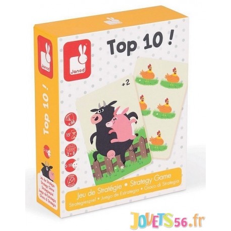 JEU TOP 10 - Jouets56.fr - Magasins Jouets SAJOU du Morbihan en Bretagne