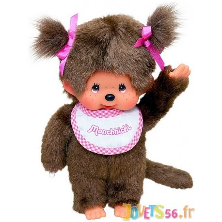 MONCHHICHI FILLE ROSE 20 CM - Jouets56.fr - Magasins Jouets SAJOU du Morbihan en Bretagne