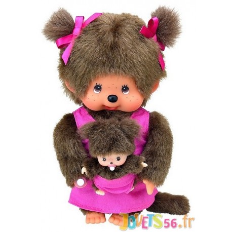 MAMAN ET BEBE MONCHHICHI  - Jouets56.fr - Magasins Jouets SAJOU du Morbihan en Bretagne