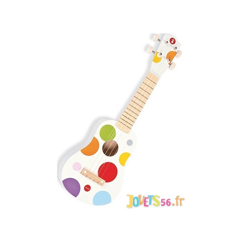 Youkoulele Confetti enfant - Ukulele Janod instrument en bois