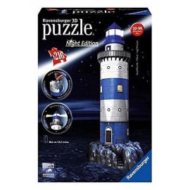 PUZZLE 3D PHARE NIGHT EDITION 216PC - Jouets56.fr - Magasins Jouets SAJOU du Morbihan en Bretagne