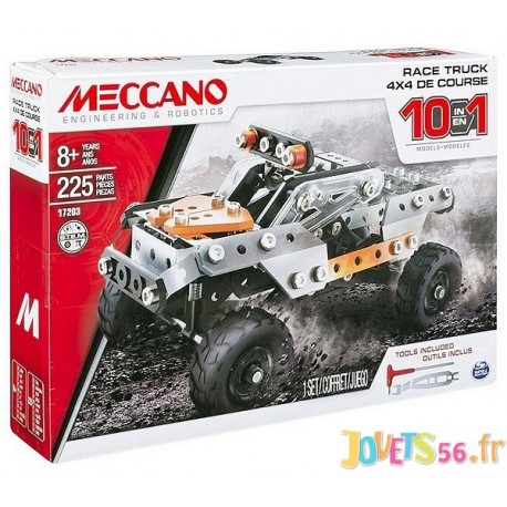 4X4 DE COURSE 10 MODELES MECCANO - Jouets56.fr - Magasins Jouets SAJOU du Morbihan en Bretagne