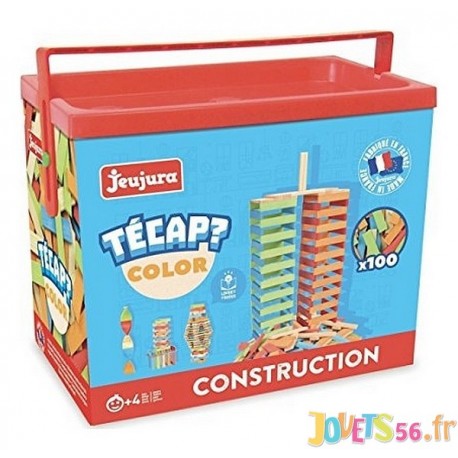 TECAP COLOR 100 PCES - Jouets56.fr - Magasins Jouets SAJOU du Morbihan en Bretagne