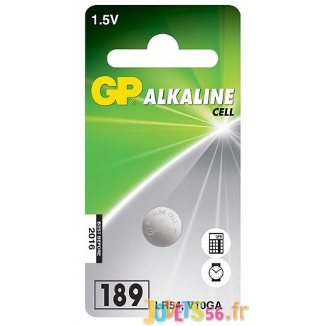 PILE BOUTON LR54 V10GA 1.5V - Jouets56.fr - Magasins Jouets SAJOU du Morbihan en Bretagne
