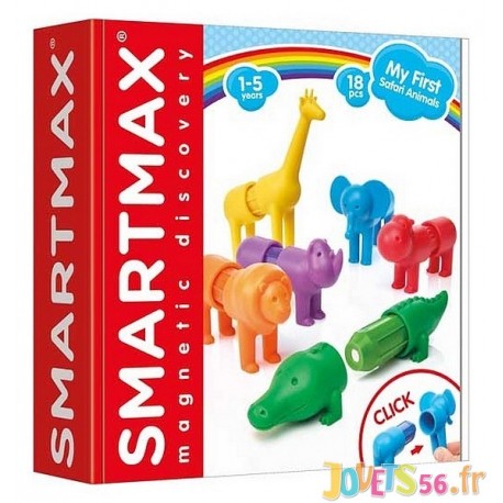 SMARTMAX MY FIRST SAFARI 18PCES - Jouets56.fr - Magasins Jouets SAJOU du Morbihan en Bretagne