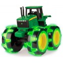 TRACTEUR JOHN DEERE AVEC ROUES LUMINEUSES MONSTER TREADS