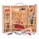 Mallette outils bois 31 pieces - jouets56.fr - magasins jouets sajou du morbihan en bretagne