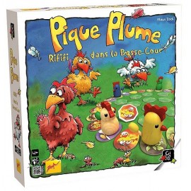 JEU PIQUE PLUME LA RONDE DES POULES - Jouets56.fr - Magasins Jouets SAJOU du Morbihan en Bretagne