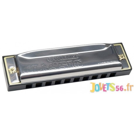 HARMONICA METAL 10 NOTES - Jouets56.fr - Magasins Jouets SAJOU du Morbihan en Bretagne