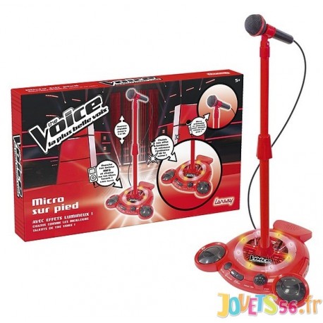 MICRO SUR PIED THE VOICE - Jouets56.fr - Magasins Jouets SAJOU du Morbihan en Bretagne