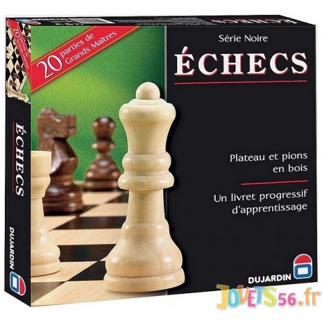 JEU ECHECS PLATEAU SERIE NOIRE - Jouets56.fr - Magasins Jouets SAJOU du Morbihan en Bretagne