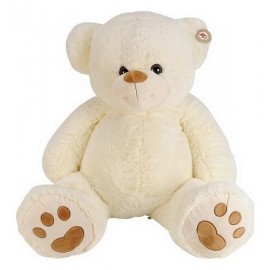 PELUCHE OURS BEIGE 100CM - Jouets56.fr - Magasins Jouets SAJOU du Morbihan en Bretagne