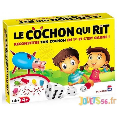 JEU LE COCHON QUI RIT 4 JOUEURS - Jouets56.fr - Magasins Jouets SAJOU du Morbihan en Bretagne