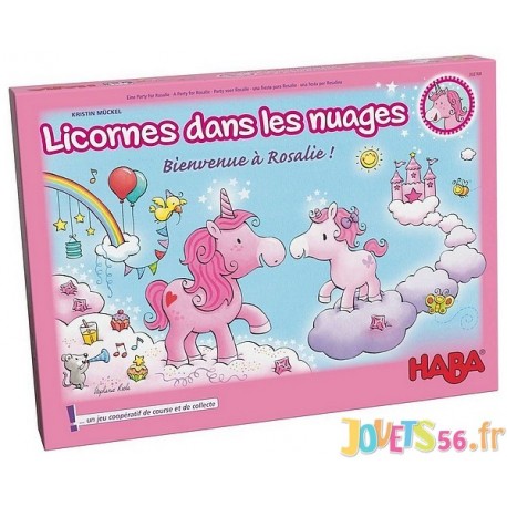 JEU LICORNES DANS LES NUAGES BIENVENUE A ROSALIE - Jouets56.fr - Magasins Jouets SAJOU du Morbihan en Bretagne