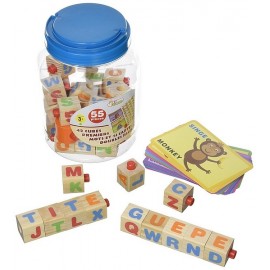 BARIL 40 CUBES 1ERS MOTS - Jouets56.fr - Magasins Jouets SAJOU du Morbihan en Bretagne BARIL 40 CUBES 1ERS MOTS - Jouets56.fr - Magasins Jouets SAJOU du Morbihan en Bretagne