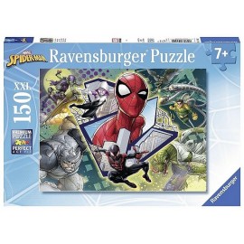 PUZZLE SPIDERMAN AMIS ET ENNEMIS 150 PCES - Jouets56.fr - Magasins Jouets SAJOU du Morbihan en Bretagne