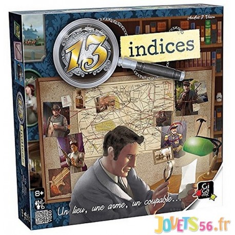 JEU 13 INDICES - Jouets56.fr - Magasins Jouets SAJOU du Morbihan en Bretagne