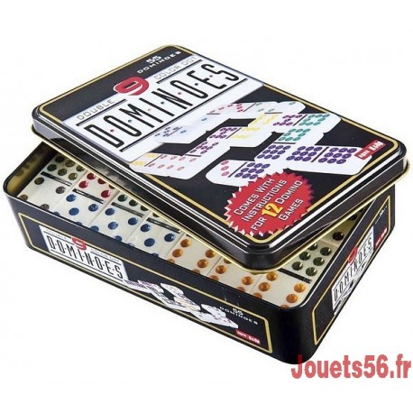 DOMINOS DOUBLE 9-jouets-sajou-56