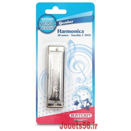 HARMONICA METAL 10 NOTES-jouets-sajou-56