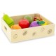 Les fruits a decouper 9 pieces bois - jouets56.fr - magasins jouets sajou du morbihan en bretagne