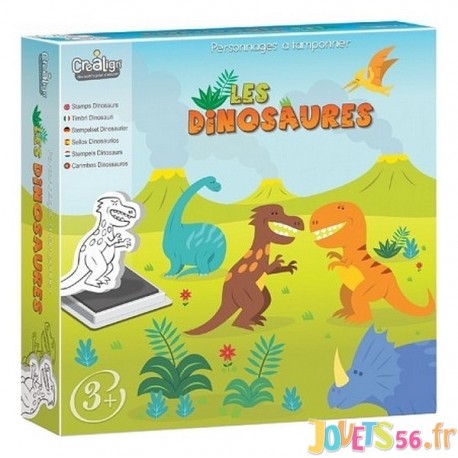 TAMPONS LES DINOSAURES - Jouets56.fr - Magasin jeux et jouets dans Morbihan en Bretagne