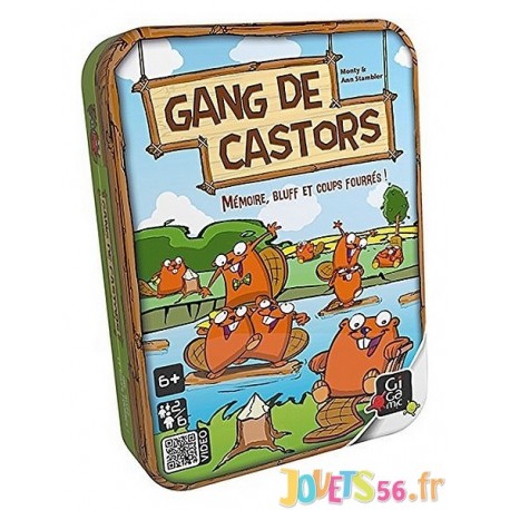 JEU GANG DES CASTORS BOITE METAL - Jouets56.fr - Magasin jeux et jouets dans Morbihan en Bretagne