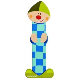 LETTRE I - CLOWN BOIS PEINT-jouets-sajou-56