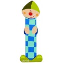 LETTRE I - CLOWN BOIS PEINT