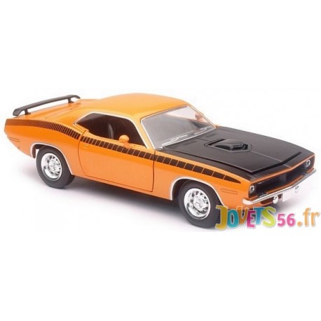 PLYMOUTH CUDA 1970 1/25E - Jouets56.fr - Magasin jeux et jouets dans Morbihan en Bretagne