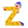 LETTRE Z - CLOWN BOIS PEINT-jouets-sajou-56