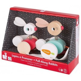 LAPINS A PROMENER BOIS ZIGOLOS - Jouets56.fr - Magasin jeux et jouets dans Morbihan en Bretagne